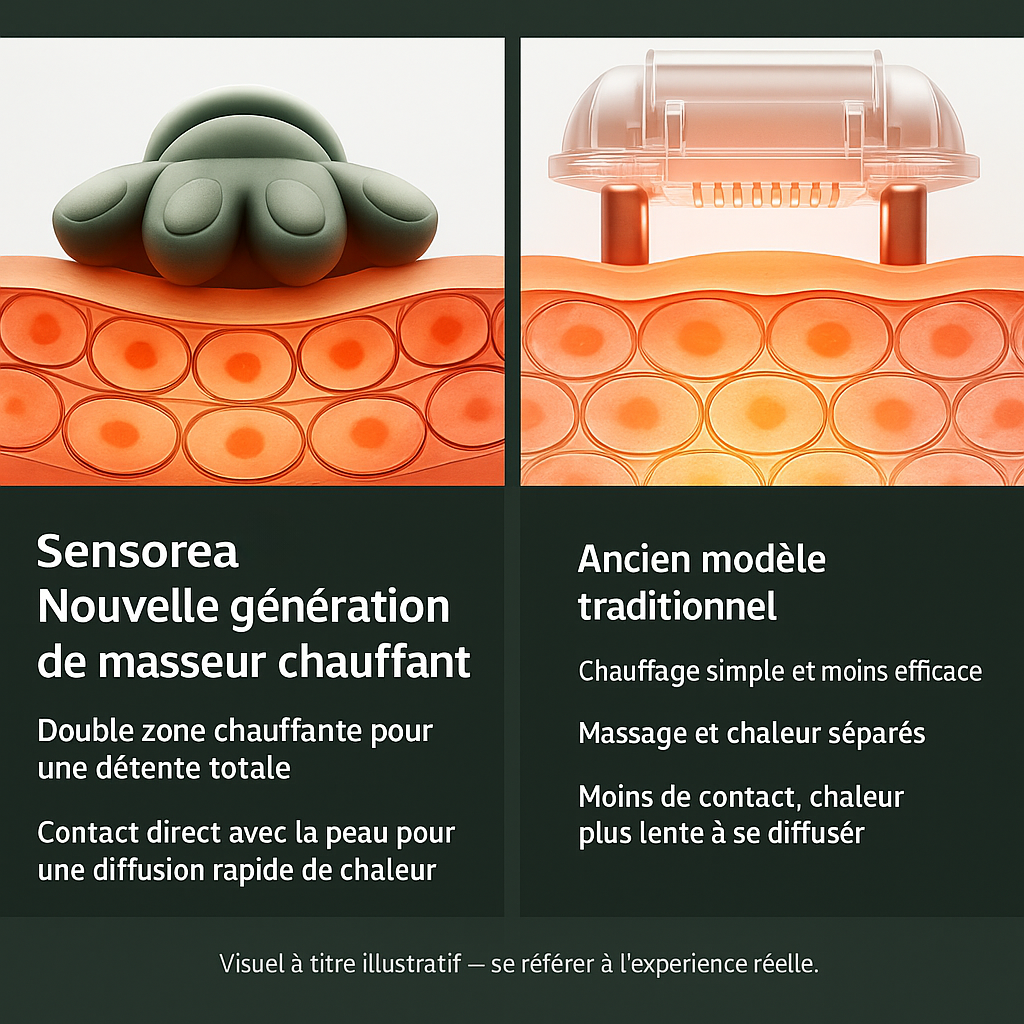 Sensorea® - Le massage chauffant qui détend votre corps en profondeur